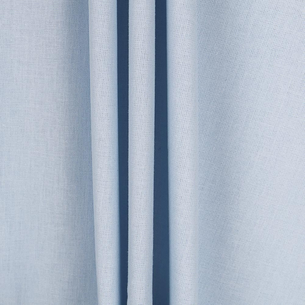 Popeline Patchwork Liso Azul Bebé - Ribes y Casals