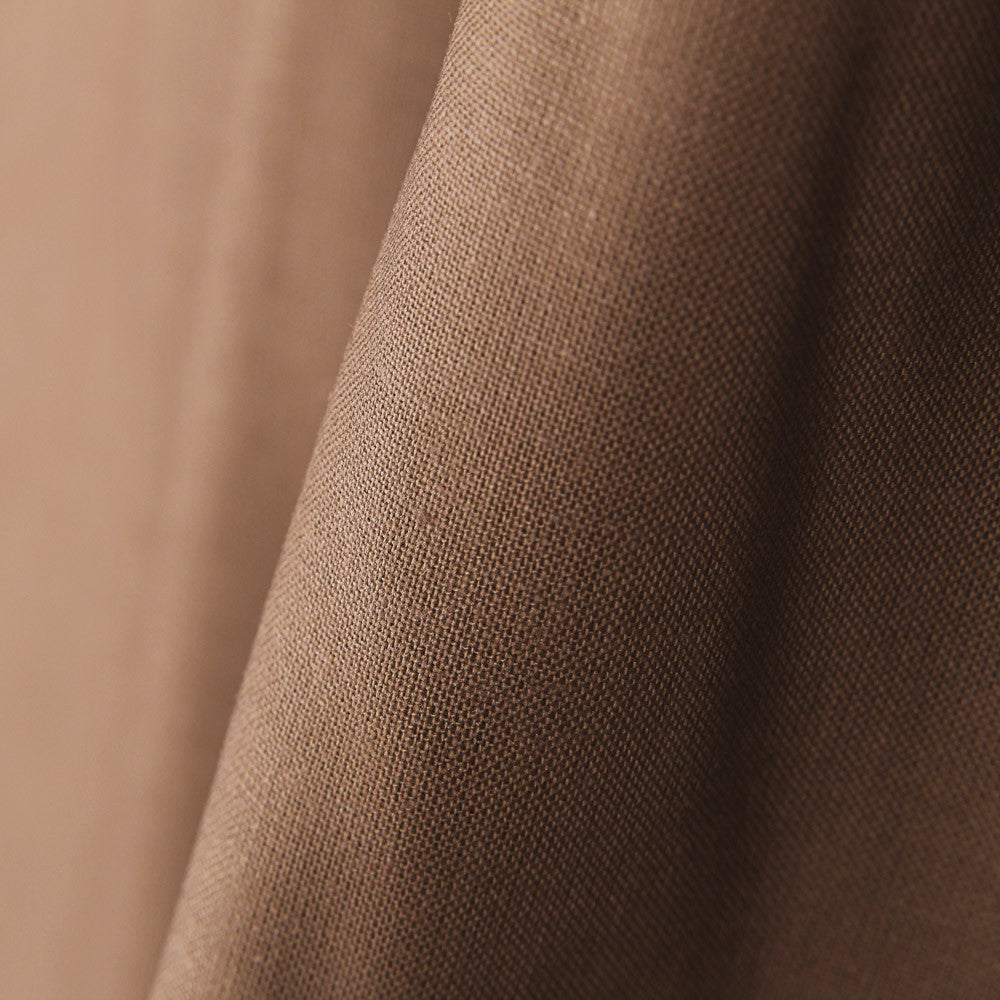 Popeline Patchwork Liso Castanho - Ribes y Casals