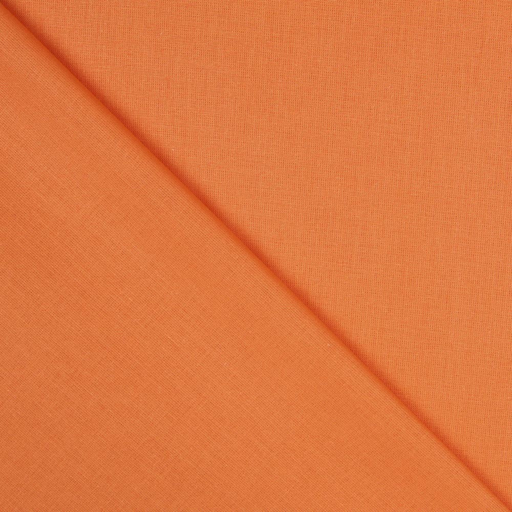 Popeline Patchwork Liso Laranja - Ribes y Casals