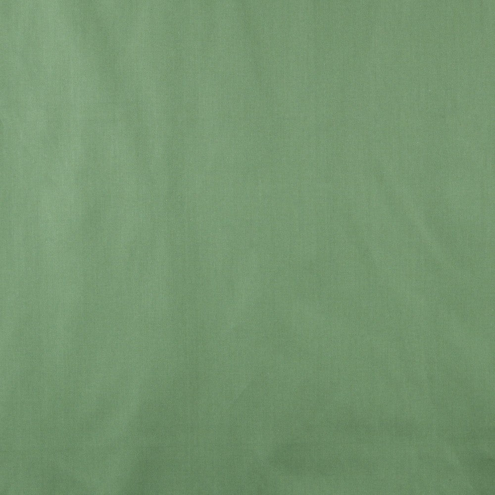 Popeline Patchwork Liso Verde Musgo - Ribes y Casals