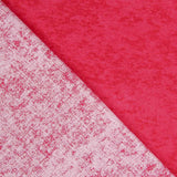 Popeline Patchwork Mármore Morango - Ribes y Casals