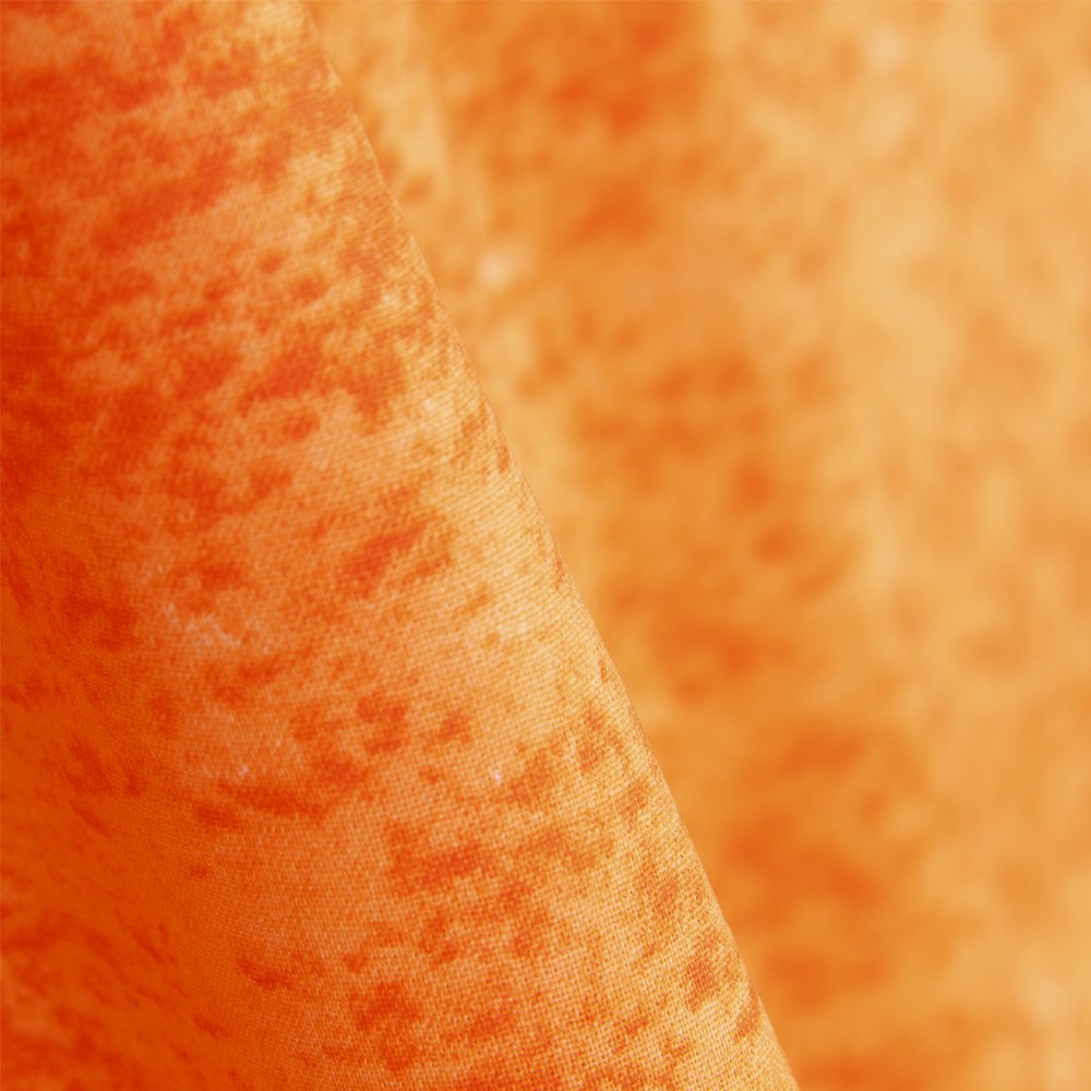 Popeline Patchwork Mármore Laranja - Ribes y Casals