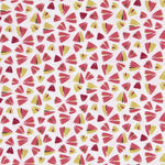 Popeline Patchwork Motivos Coral - Ribes y Casals