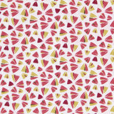 Popeline Patchwork Motivos Coral - Ribes y Casals