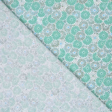 Popeline Patchwork Nikki Verde - Ribes y Casals