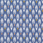 Popeline Patchwork Penas Azul - Ribes y Casals