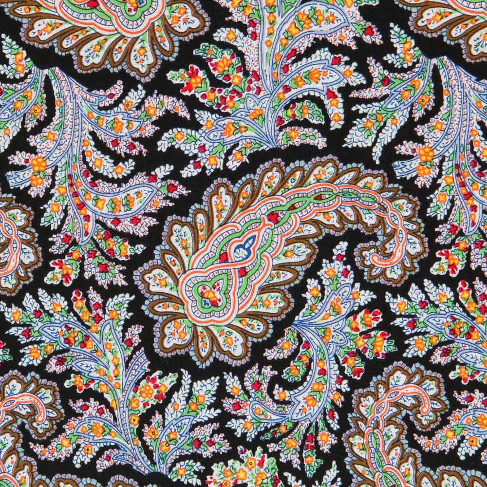 Popeline Peasly Preto - Ribes y Casals