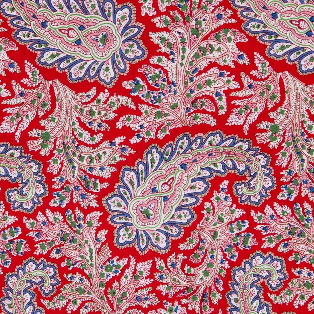 Popeline Peasly Vermelho - Ribes y Casals