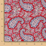 Popeline Peasly Vermelho - Ribes y Casals