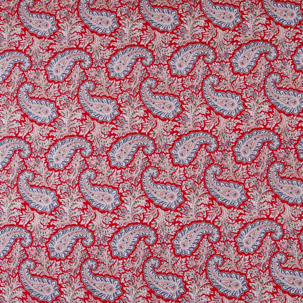 Popeline Peasly Vermelho - Ribes y Casals