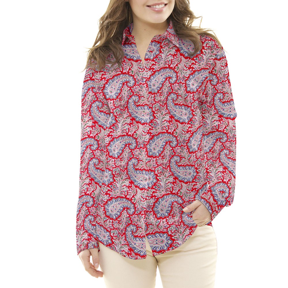 Popeline Peasly Vermelho - Ribes y Casals