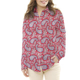 Popeline Peasly Vermelho - Ribes y Casals