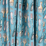 Popeline Pentes Turquesa - Ribes y Casals