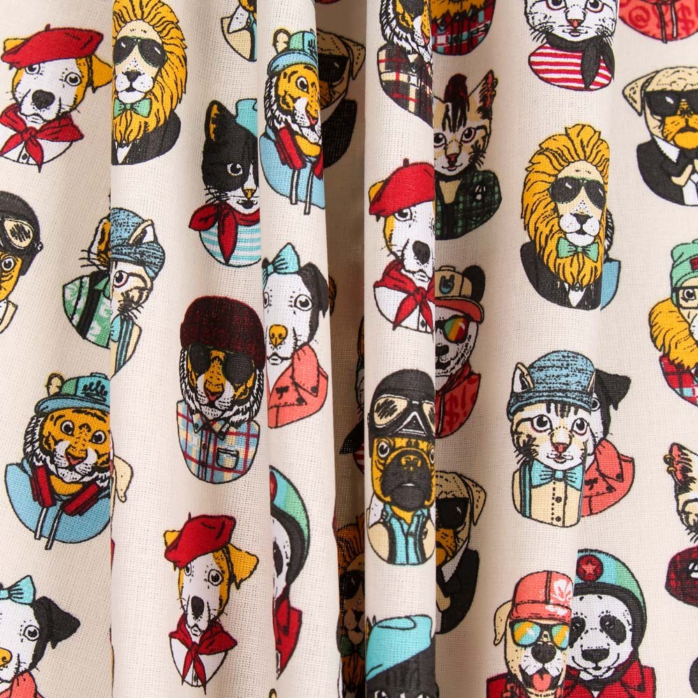 Popeline Personality Animals - Ribes y Casals