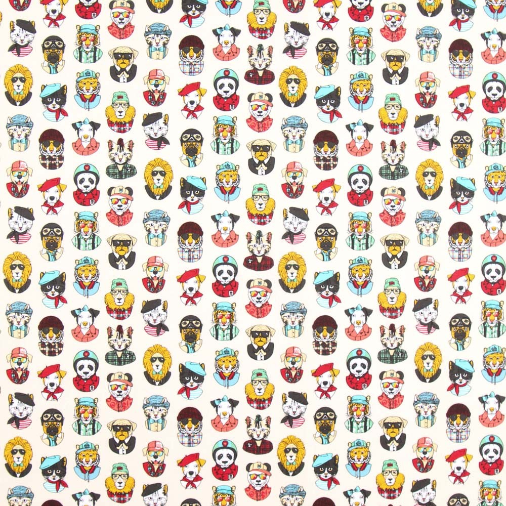 Popeline Personality Animals - Ribes y Casals