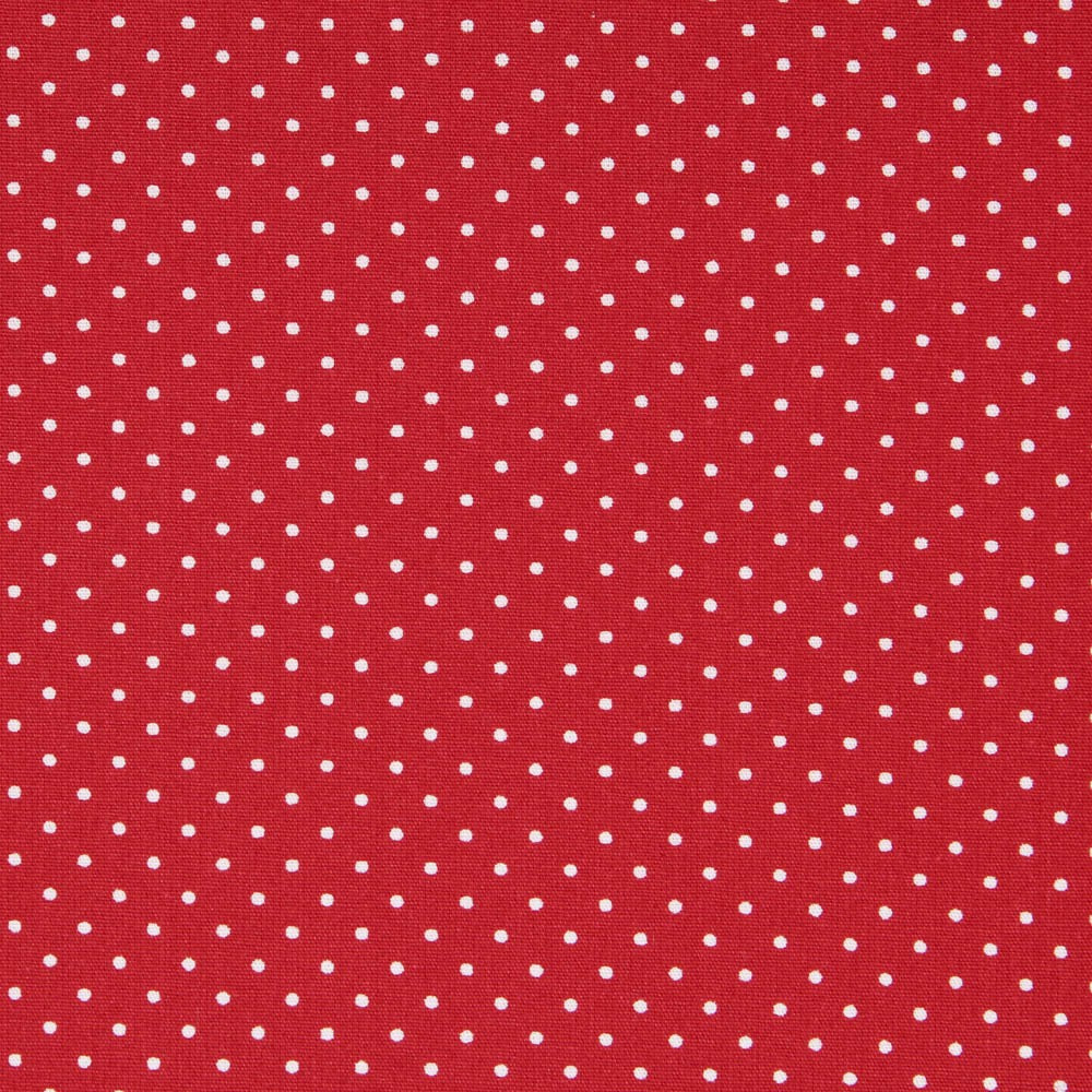 Popeline Petit Dots Vermelha - Ribes y Casals