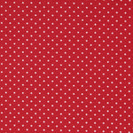 Popeline Petit Dots Vermelha - Ribes y Casals