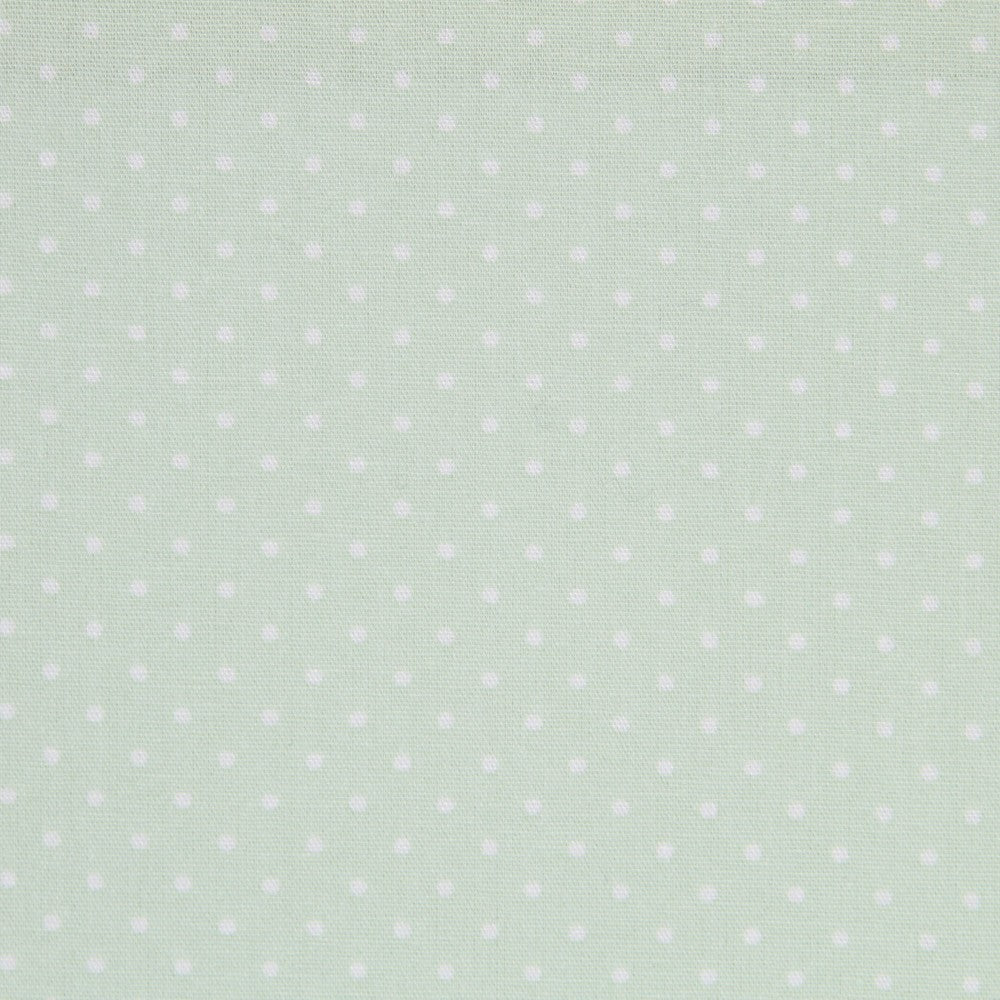 Popeline Petit Dots Verde Agua - Ribes y Casals