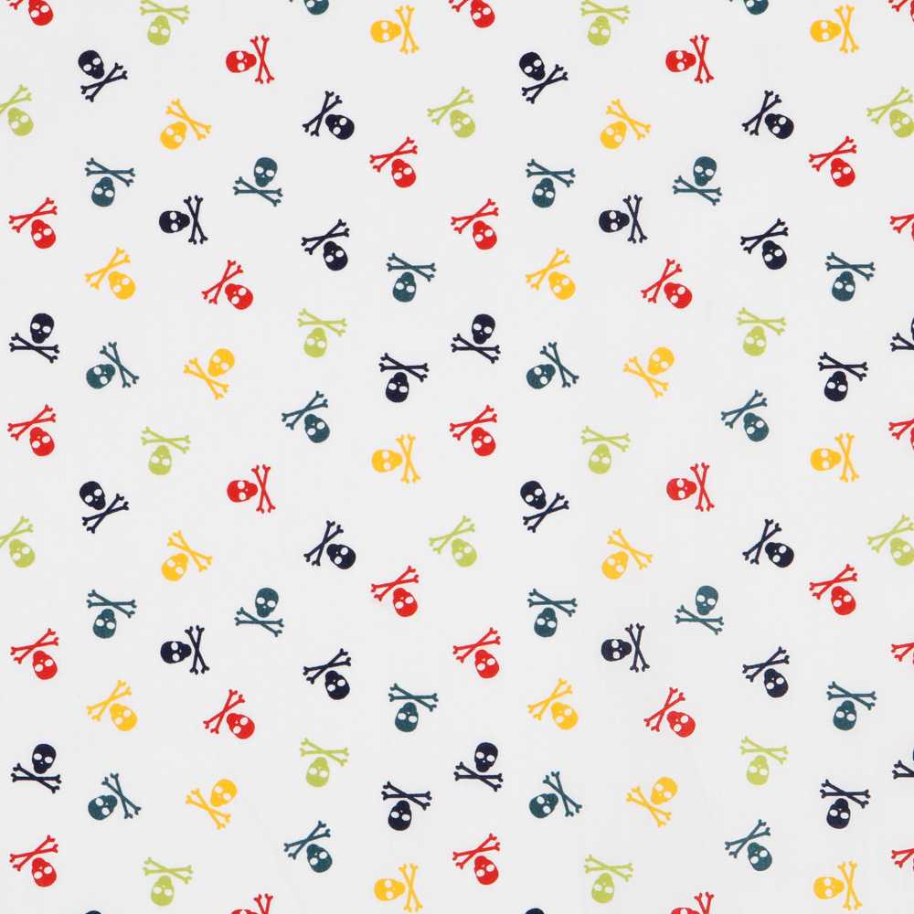 Tecido Popeline Piratas Colorido - Ribes y Casals