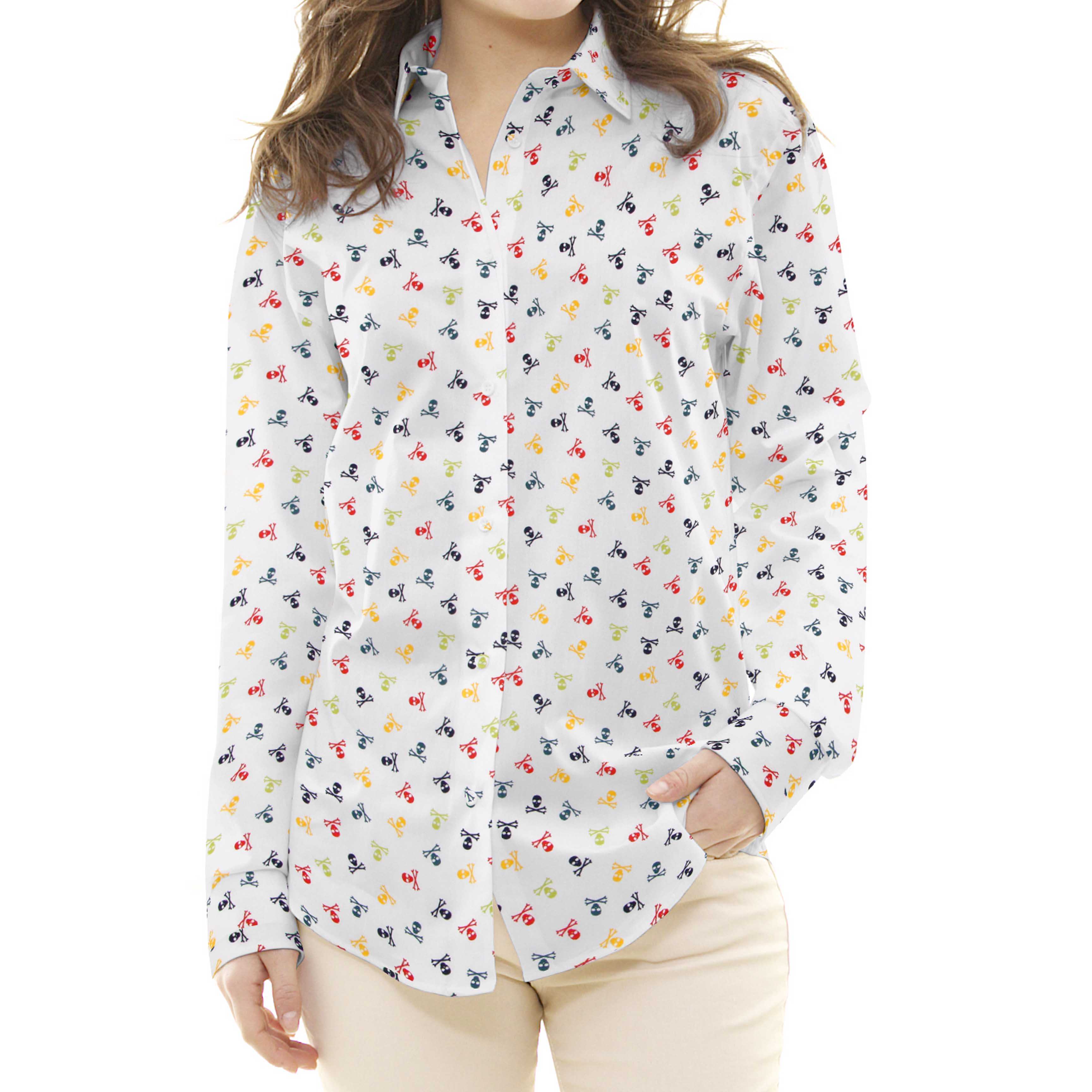 Tecido Popeline Piratas Colorido - Ribes y Casals