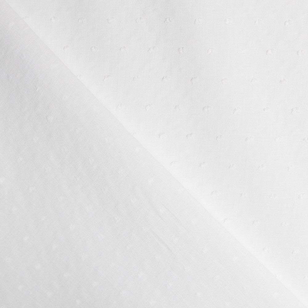 Plumeti de Algodão Branco - Ribes y Casals