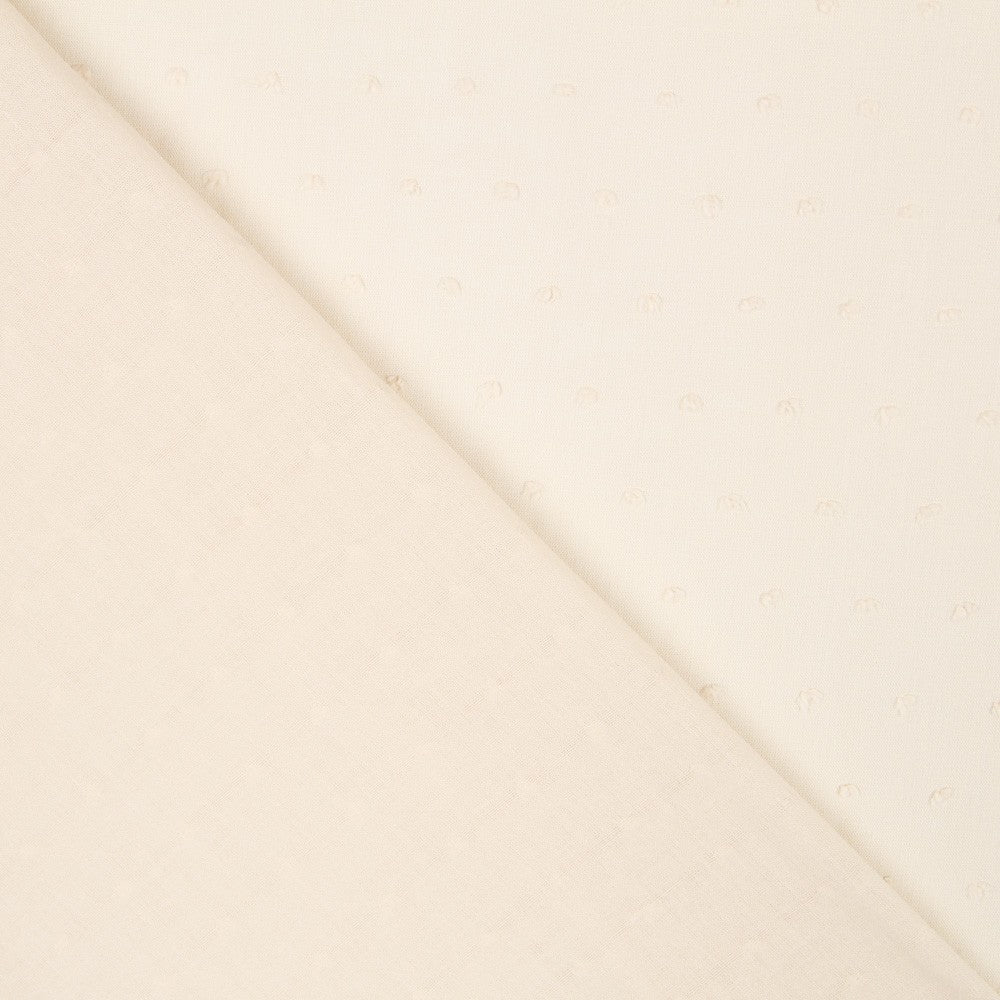 Plumeti de Algodão Creme - Ribes y Casals