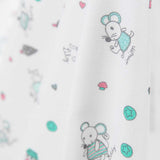 Tecido Popeline Ratinhos Verde - Ribes y Casals