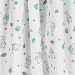 Tecido Popeline Ratinhos Verde - Ribes y Casals