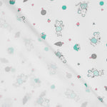 Tecido Popeline Ratinhos Verde - Ribes y Casals