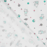 Tecido Popeline Ratinhos Verde - Ribes y Casals