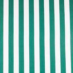 Popelín Listras Branca Verde - Ribes y Casals