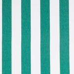 Popelín Listras Branca Verde - Ribes y Casals