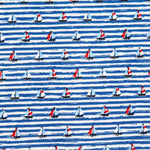 Popeline Veleiros Azul - Ribes y Casals