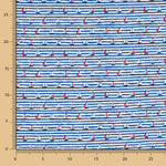 Popeline Veleiros Azul - Ribes y Casals