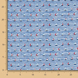 Popeline Veleiros Azul - Ribes y Casals