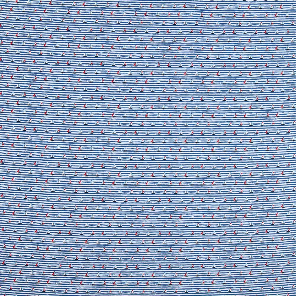 Popeline Veleiros Azul - Ribes y Casals