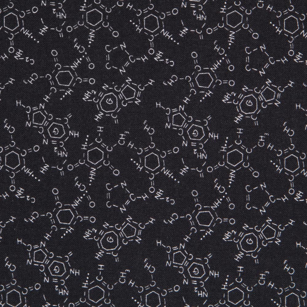 Popeline Scientific Preto - Ribes y Casals