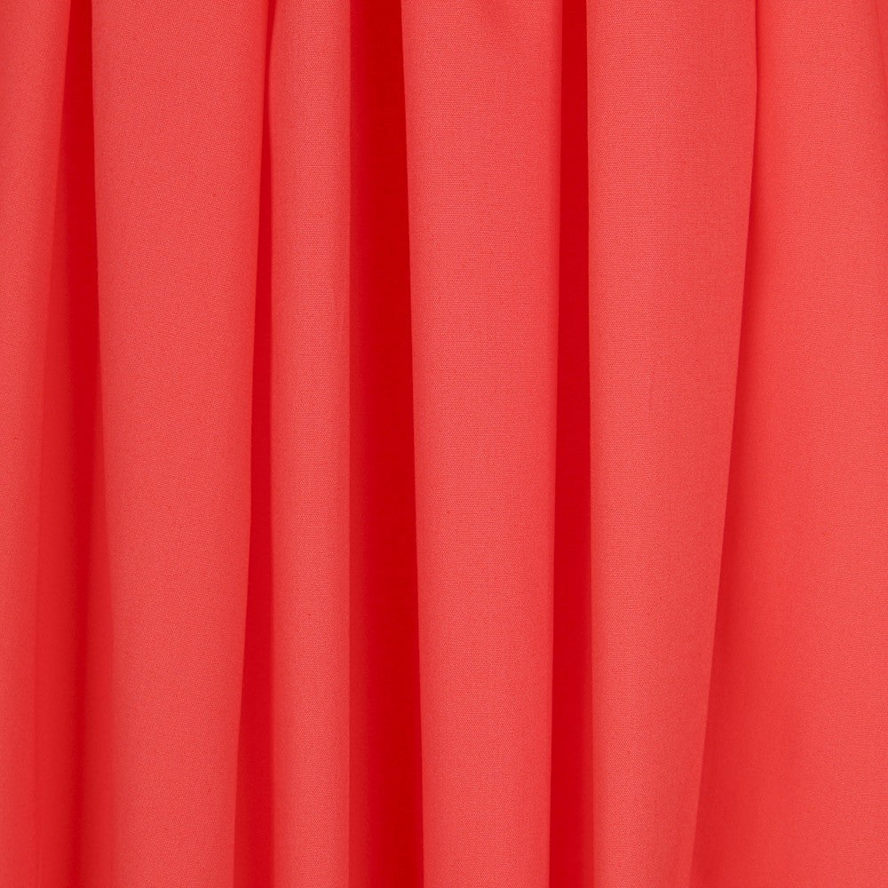 Tecido Popeline Elástano Coral - Ribes y Casals