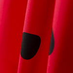 Popeline Spandex Bolas Preto 30mm Vermelha - Ribes y Casals