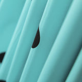 Popeline Spandex Bolas Preto 30mm Turquesa - Ribes y Casals