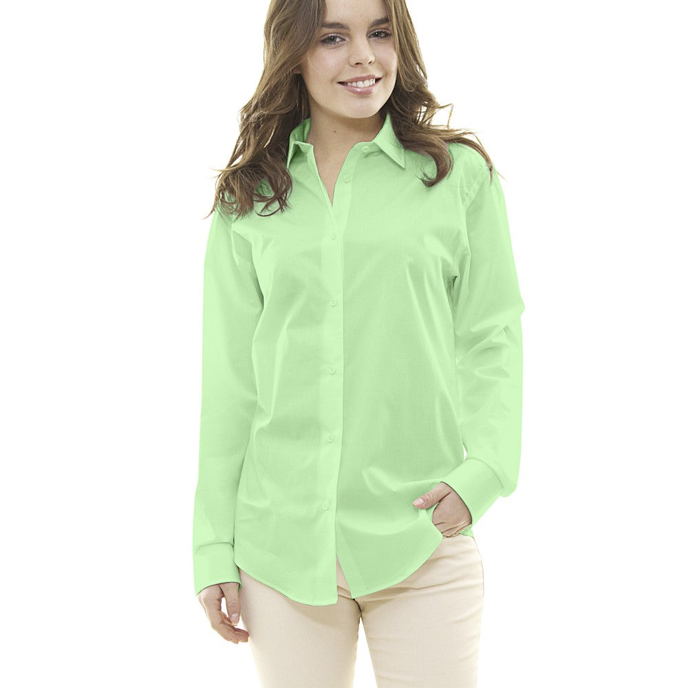 Tecido Popeline Elástano Menta - Ribes y Casals