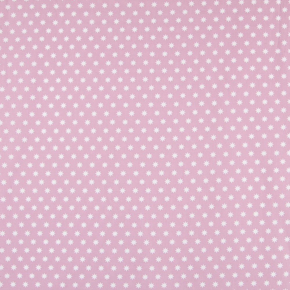 Popeline Stars Fundo Rosa - Ribes y Casals