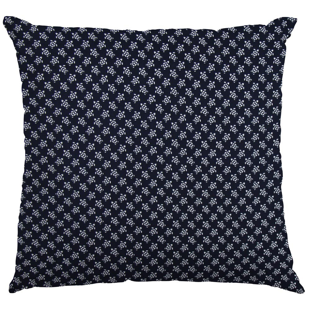 Popeline Tartarugas Azul Marinho - Ribes y Casals