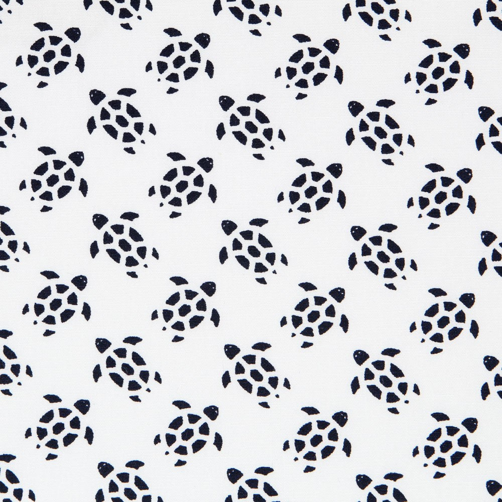 Popeline Tartarugas Branca - Ribes y Casals