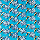 Popeline Toucan Azul - Ribes y Casals