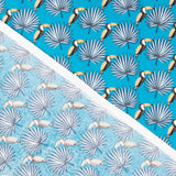 Popeline Toucan Azul - Ribes y Casals