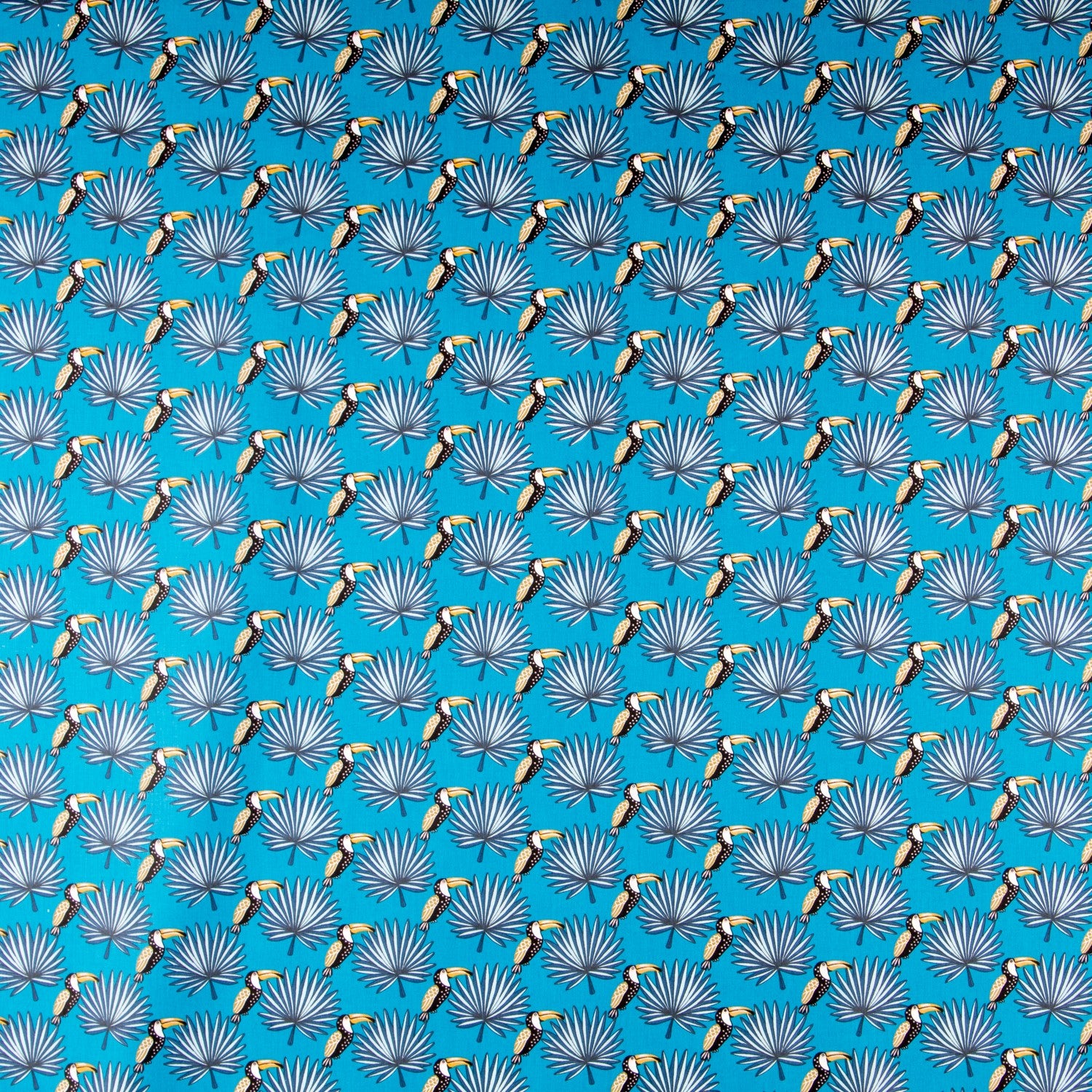 Popeline Toucan Azul - Ribes y Casals