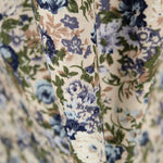 Popeline Vintage Floral Azul - Ribes y Casals