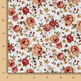 Popeline Vintage Floral Fúcsia - Ribes y Casals