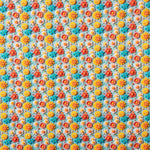 Popeline Algodão Acid Flor Azul - Ribes y Casals